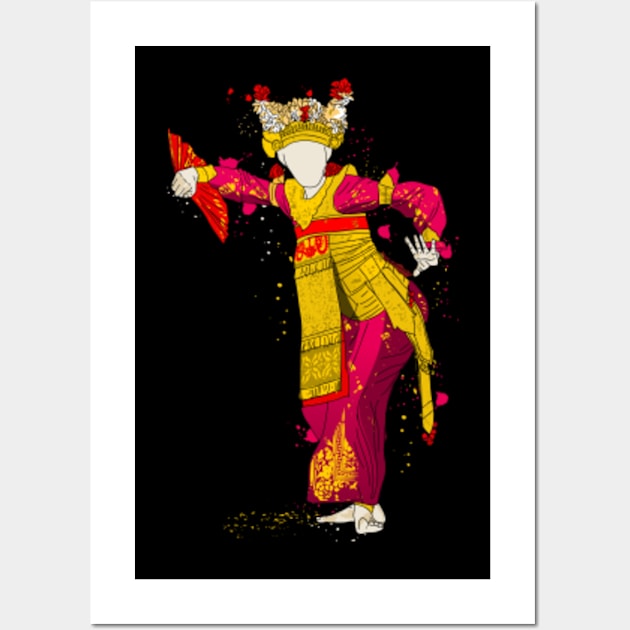 bali dance Wall Art by small alley co